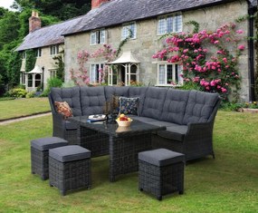 Set poliratan de grădină HOUSTON