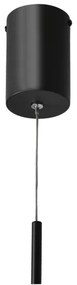Lustru LED suspendat pe cablu PUMA LED/10W/230V Ø 14 cm negru