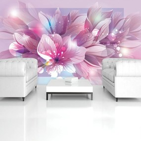 Fototapet - Arta florală - abstract (152,5x104 cm)