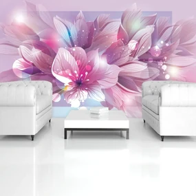 Fototapet - Arta florală - abstract (152,5x104 cm)