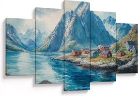 Tablou - Sat norvegian (150x105 cm)