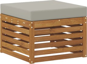 vidaXL Taburet pentru exterior Lemn Solid de Acacia natural