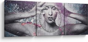 Tablou - Energie (cu ceas) (90x30 cm)