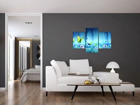 Tablou - Poiană mistică de pădure (90x60 cm)