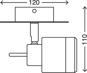 Aplică LED pentru baie Briloner 2733-018 SPLASH LED/4W/230V IP44