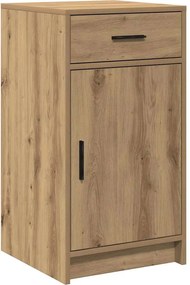 vidaXL Bufet Stejar Artizanal 40 x 40.5 x 75 cm Lemn compozit
