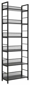 Raft Raw, 6 rafturi, negru