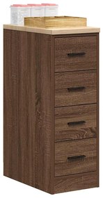 vidaXL Dulap depozitare garaj stejar maro 30x51x85 cm