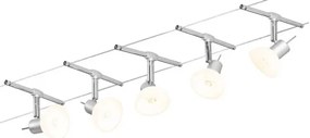 Paulmann 94136 - Set 5x GU5,3/10W spot SHEELA 230V crom lucios