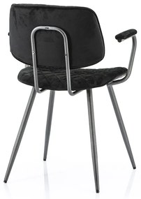 Scaun tapitat Msi negru