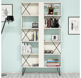 Set mobilier pentru birou Likime 1 (crem + negru) . 1095022
