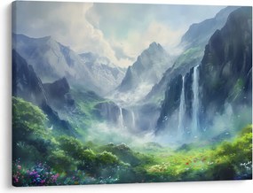 Tablou - Valea cascadelor (70x50 cm)