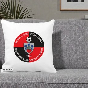 Perna Personalizata FK Csikszereda 1904 Fotbal, 40x40 cm, Alba Mata, Husa Detasabila, Perna Inclusa, BEKZ®