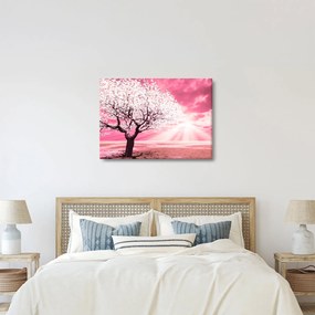 Tabloul cu pomul roz (70x50 cm)