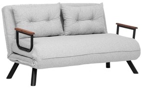 Canapea extensibilă QIRA, 2 locuri, gri