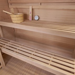 Vnútorná sauna Vantaa 175 so soľnými kameňmi