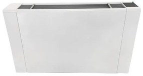 VentiloConvector Perete, Ambianzza YG 10 Ultra Thin, Alb, Carcasat, 2 randuri, 2 tevi (tur-retur) apa, putere incalzire 1000 - 1500 W, Controller LCD,