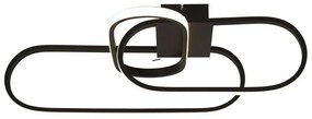Lustra suspendata LED design modern Clip negru