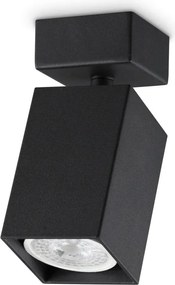 Spot aplicat tavan DYNAMITE AP1 SQUARE NERO