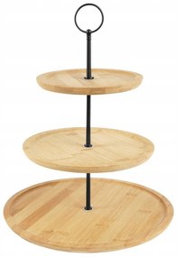 Suport pentru servit EH Bambus, în. 34 cm