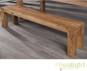 Banca din lemn de trandafir Sheesham, Makassar 160cm A-15520 VC