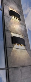 Aplica LED moderna de exterior ambientala IP54 GINNA 3 aurie AZ3485
