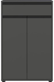 Dulap de baie gri antracit înalt 63x98 cm Lemont – Germania