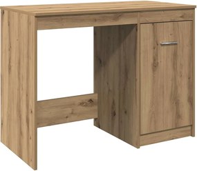 vidaXL Birou, stejar artizanal, 100x50x76 cm, lemn prelucrat