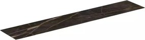 Blat ceramic pentru lavoar Ideal Standard Atelier Conca finisaj negru marmura 200 cm