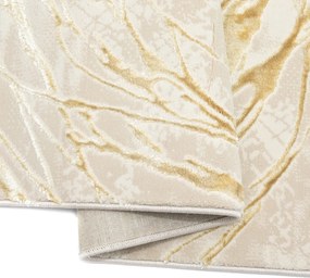 Covor Modern Living , Dormitor Dreptunghiular Elif F353A Crem Gold (Alege dimensiunea: 125 x 200)