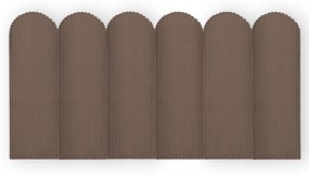 Panou de perete tapitat FENCE LINCOLN 20x60 cm Culoare: Gri inchis