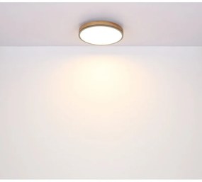 Plafoniera LED cu aspect lemn design slim DORO 45cm, 24W