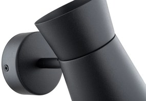 Aplica de perete design minimalist, Otel, Negru, LORD