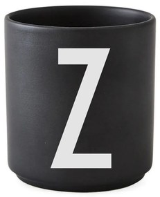 Cană din porțelan Design Letters Alphabet Z, 250 ml, negru