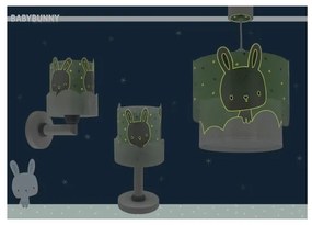 Lampă pentru copii BUNNY 1xE14/40W/230V verde Dalber 61151H