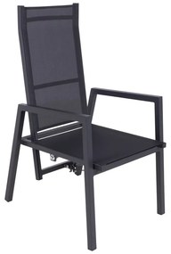 Scaun de grădină gri din metal Sintra – Garden Pleasure