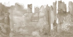 Fototapet, Watercolor City, Beige, Rebel Walls
