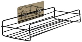 Etajera de baie fara gaurire VIENTO, neagra