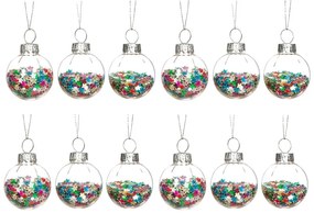 Globuri de Crăciun 12 buc. din sticlă ø 3 cm Disco Stars Mini – Sass &amp; Belle