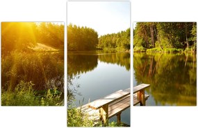 Tablou - Lac la munte (90x60 cm)