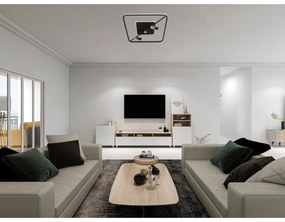 Plafonieră LED dimabilă LED/70W/230V 3000-6500K negru + telecomandă