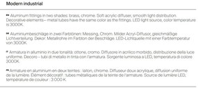 Aplica de perete LED design modern Sonata alama