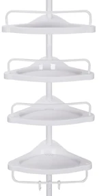 Raft telescopic pentru baie BLAKO, alb