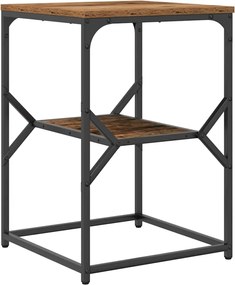 vidaXL Masă laterală Lemn Vechi 41 x 40 x 60 cm