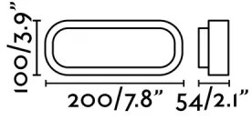 Aplică LED de exterior FRED LED/7W/230V IP65 albă FARO 70664