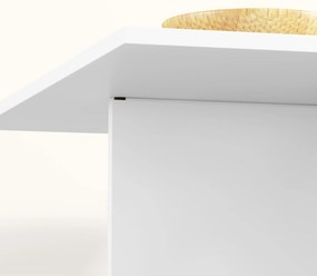 HOMCOM Masă pliantă pentru 2–4 persoane, masă de bucătărie rabatabilă cu depozitare, masă extensibilă pe roți, alb | Aosom Romania