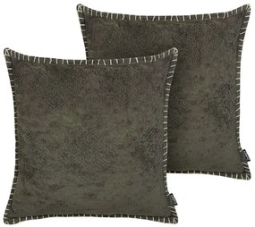 Set 2 buc. pernă 45x45 cm MILDURA (gri). 1022612