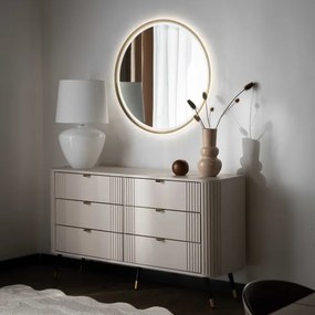 Zuma Line 3177A - Oglindă LED pentru baie, reglabilă, 36W/230V, 3000/4000/6000K, Ø 80 cm, IP44