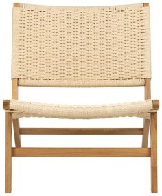 Fotoliu în culoare naturală țesut Carson – Actona