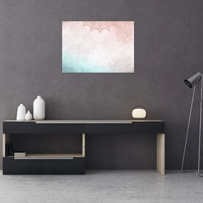 Tablou - Mandala pe zid 2 (70x50 cm)